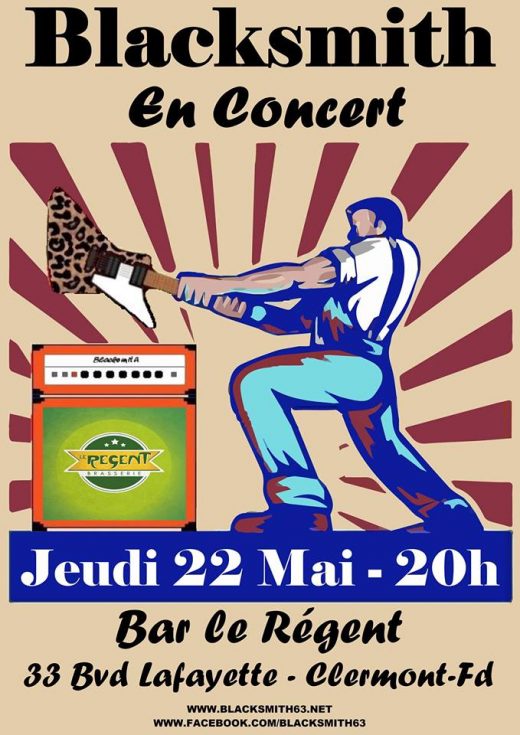 blacksmith le regent 22 mai clermont ferrand